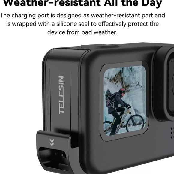 GoPro TELESIN Replacement Battery Door with cushion for GoPro HERO 9 10 11 12 13 - Picture 8 of 8